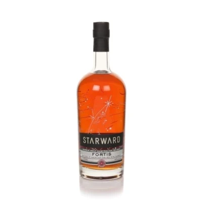 Image of Starward Fortis Single Malt Australian Whisky 70cl 50% alc. Full bodied taste Aged in American oak barrels Toasty &amp; vanilla characters the Most Awarded Distillery of Year 2022
