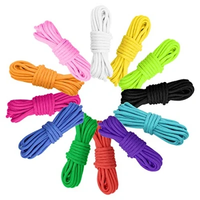 Image of Paracord Cord 550 Multifunction Ropes 12 Colors 10 Feet Tent Rope Parachute Outdoor Survival Making Lanyards,Keychain,Carabiner,Dog Collar,Survival Camping Climbing (Pink Series)