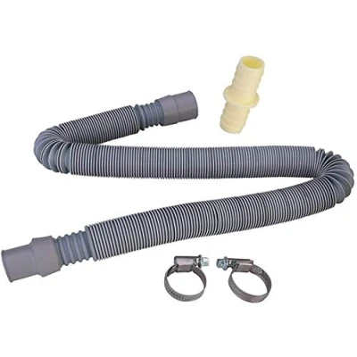 Image of Utiz Extendable 0.7M to 2M Drain Hose Kit 19mm 28mm Cuff for Bosch Siemens Electrolux Washing Machines &amp; Dishwashers