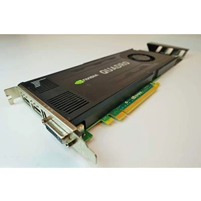 Image of Dell nVidia QUADRO K4000 Kepler 3Gb GDDR5 PCI E Card , 768 CUDA Cores Superb Professional Workstation Graphics P/N : D5R4G CN3GX (Refurbished)