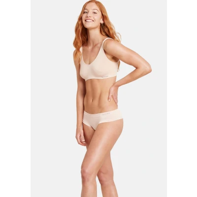 Image of Boody Women&#039;s Brazilian Bikini Briefs Organic Bamboo Underwear Seamless Pants Nude 0 Small 1 Pack