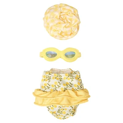 Image of Manhattan Toy 161380 Wee Stella Fun in The Sun 3 Piece Baby Swimming Outfit for 30.48cm Dolls, Multicolour