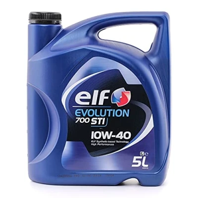 Image of The Elf Company Evolution 700 STI 10W 40 5 Litres Engine Lubricating Oil