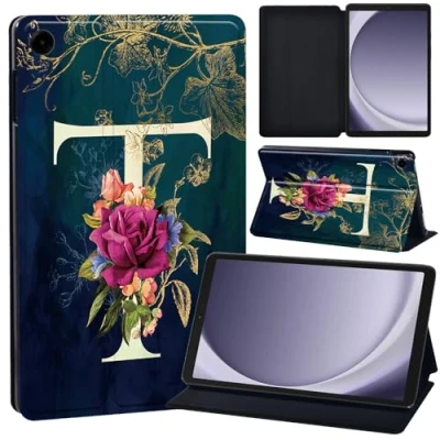 Image of Case For Lenovo Tab M7 3rd Gen TB 7306F 2021 Tablet PU Leather Tri Fold Slim Lightweight Smart Protective Shell With Stand Flip Cover Holster (initial letter T)