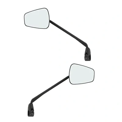Image of ZEFAL Pack Espion Z56 Two Rear View Mirrors for Bicycle E Bike and All Other Bicycles Wide Unbreakable Mirror Left Right Black
