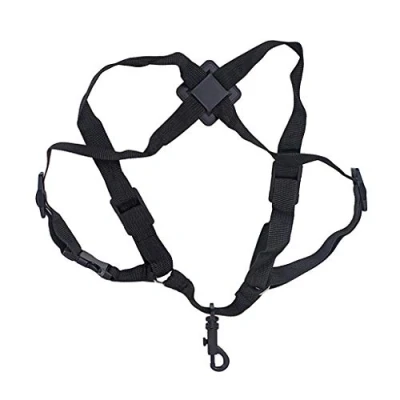 Image of Alnicov Adjustable Saxophone Leather Shoulder Belt Sax Neck Strap Thicken Widen