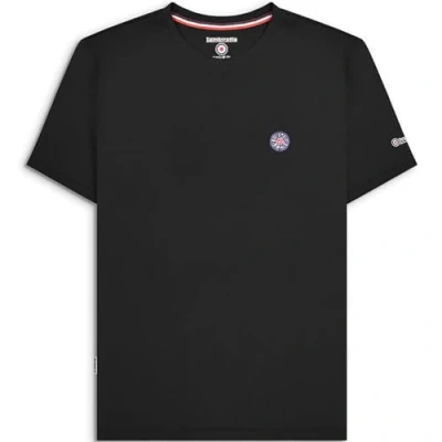 Image of Lambretta Mens Badge Logo Short Sleeve T Shirt Black S