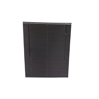 Image of Oypla 120 x 150cm PVC Black Home Office Venetian Window Blinds with Fixings