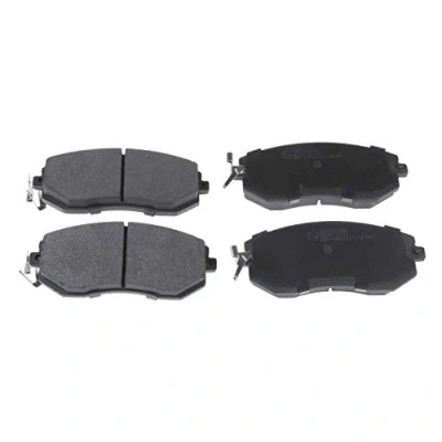 Image of 26296FJ020, 26296SC000, 26296SC020, 26296SC021 Brake pad set FEBI BILSTEIN 116326 Front Axle with acoustic wear warning SUBARU: XV I