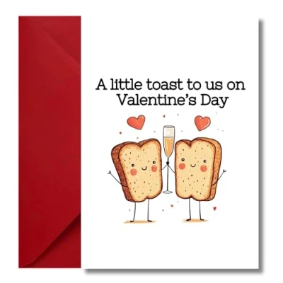 Image of Funny Valentines Day Card For Him Her Husband Boyfriend Wife Girlfriend
