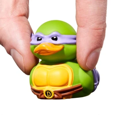 Image of TUBBZ Mini Donatello Collectible Vinyl Rubber Duck Figure Official TMNT Merchandise Action TV, Movies &amp; Video Games