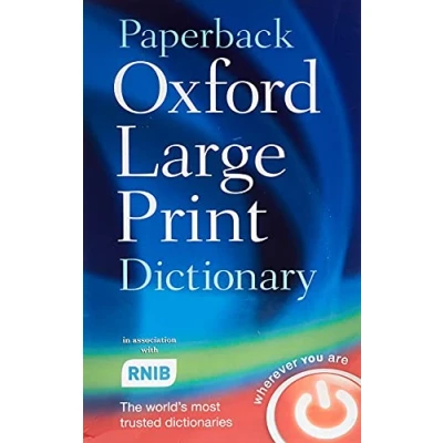 Image of Paperback Oxford Large Print Dictionary