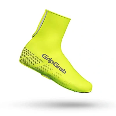 Image of GripGrab RIDE Waterproof Road Bike Cycling Overshoes Thin Windproof Adjustable Bicycle Rain Protection Shoe Covers