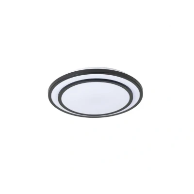 Image of Lindby LED Ceiling Light &#039;Essina&#039; dimmable (Modern) in Black Made of Metal for e.g. Living Room &amp; Dining (1 Source,) from lamp, lamp