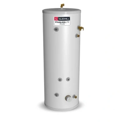 Image of Gledhill Stainlesslite Plus Unvented Heat Pump 180L Hot Water Cylinder Pluhp180