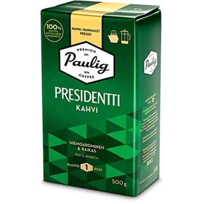 Image of Paulig Presidentti pan Ground Coffee 12 Pack of 500g