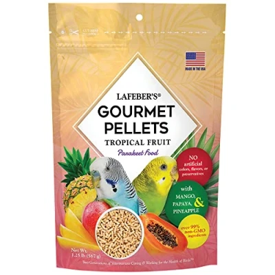 Image of Lafeber Gourmet Pellets Tropical Fruit Complete Budgie Food 567g