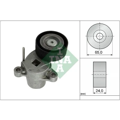 Image of 1761930, 2431347, CM5Q6A228BA, CM5Q6A228BB Tensioner Lever, v ribbed belt INA 534 0507 10 65mm 24mm FORD: FOCUS 3, FIESTA 6, Transit Connect V408 Van
