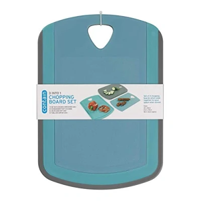 Image of Chef Aid Contain Nesting Chopping Board Set
