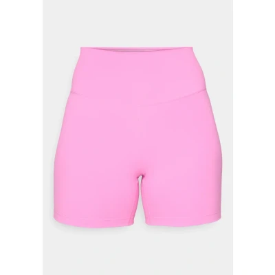 Image of Nike Performance ONE Short Leggings, Women&#039;s, Size: Small, Playful pink/black