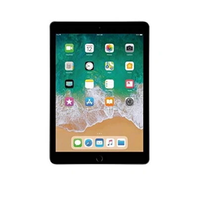 Image of Apple iPad 9.7 (5th Gen) 128GB Wi Fi + Cellular Space Grey Unlocked (Renewed)