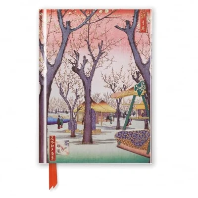 Image of Hiroshige: Plum Garden (Foiled Pocket Journal) (Flame Tree Notebooks)