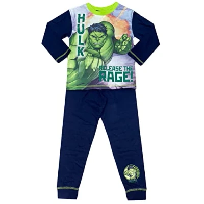 Image of Boys Hulk Pyjamas Marvel Avengers (7 8 Years, Release)