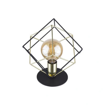 Image of Alambre Table Lamp Black, Gold 1xE27