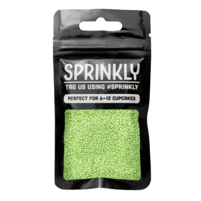 Image of SPRINKLY Glimmer 100&#039;s &amp; 1000&#039;s (No E171) Pastel Green 30g