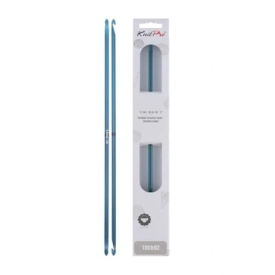 Image of Knit Pro KP51422 5.50 mm Double Ended Traditional Tunisian Crochet Hook, Multi Colour