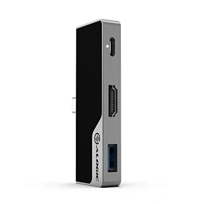 Image of ALOGIC USB C Hub, 4K HDMI, 60W Laptop Charging, to 3.5mm, 1 A, Dock Nano Mini, Compatible with iPad Pro/Air 2020 (Thunderbolt 3 Compatible)