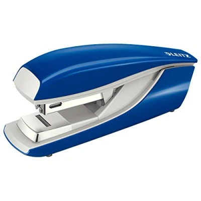 Image of Leitz Stapler, 30 Sheet Capacity, Ergonomic Metal Body, Includes Staples, Flat Clinch, NeXXt Range, 55050035 Blue
