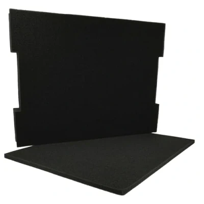 Image of vhbw Foam Insert compatible with Bosch L Boxx 102 Toolbox Perforated Foam, Black