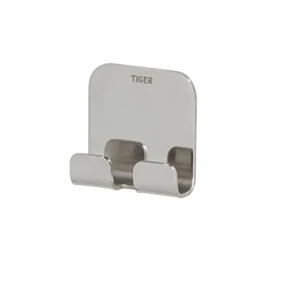 Image of Tiger Colar, Towel hook, Polished stainless steel, 20x50x49mm
