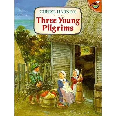 Image of Three Young Pilgrims Aladdin Picture Books