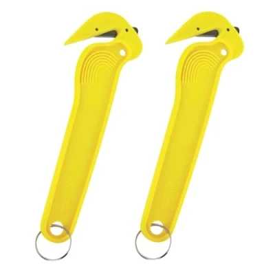 Image of Yellow Box Cutter, Cardboard Warehouse, Opener, (Set of 2)
