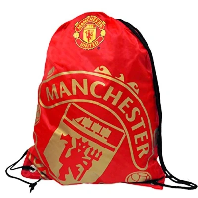 Image of Manchester United Foil Print Gym Bag Multi Colour