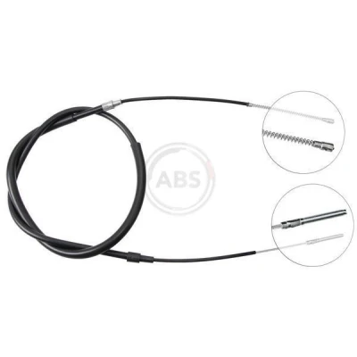 Image of 191609721 Brake Cable A.B.S. K11396 1748mm Drum for left hand/right hand drive vehicles VOLKSWAGEN: GOLF 2