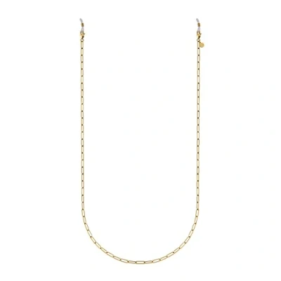 Image of GD GOOD.designs EST. 2015 Ladies Gold, Silver and Rose Gold Eyeglass Chain I 18K Plated Stainless Steel (75cm) Link for Sunglasses (Gold)