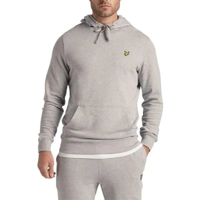 Image of Lyle &amp; Scott Hoodie Hoodie, Men&#039;s, Size: XL, Light grey marl