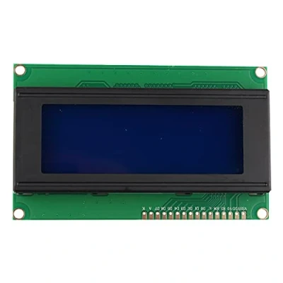 Image of HALJIA HD44780 2004 4x20 Serial LCD White Character Blue Display Module Backlight Board DC 5V Compatible with Arduino Raspberry Pi