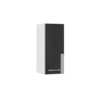 Image of Vicco Wall cabinet Fame Line, Anthracite high gloss/White, 30 cm