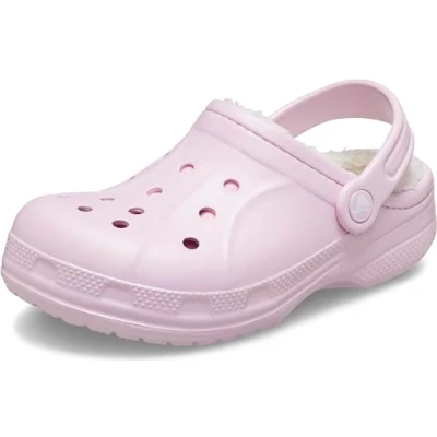 Image of Crocs Ralen Lined Clog K, Ballerina Pink/Oatmeal, 8/9 UK Child