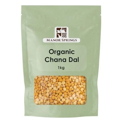 Image of Organic Chana Dal (Split Hulled Chickpeas) 1kg by Manor Springs