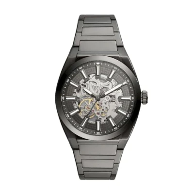 Image of Fossil Everett Automatic Smoke Stainless Steel Watch