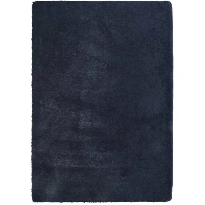 Image of vidaXL Shaggy Rug High Pile NAVARRA Navy 120x170 cm Polyester
