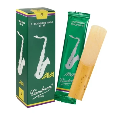 Image of Vandoren &quot;Java&quot; Tenor saxophone reeds, box of 5 Strength