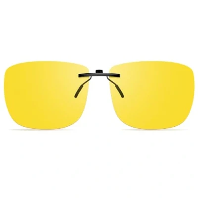 Image of Goiteia Polarised Night Driving Glasses Clip on Anti Glare for Men Women,Effectively Minimize from Oncoming Headlights,High Definition Vision(60 * 47mm)