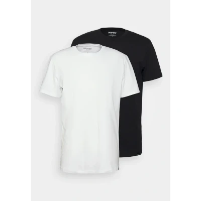 Image of Wrangler 2 PACK Basic Tshirt, Men&#039;s, Size: XL, Black