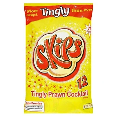 Image of KP Skips Tingly Prawn Cocktail (12x14.4g)
